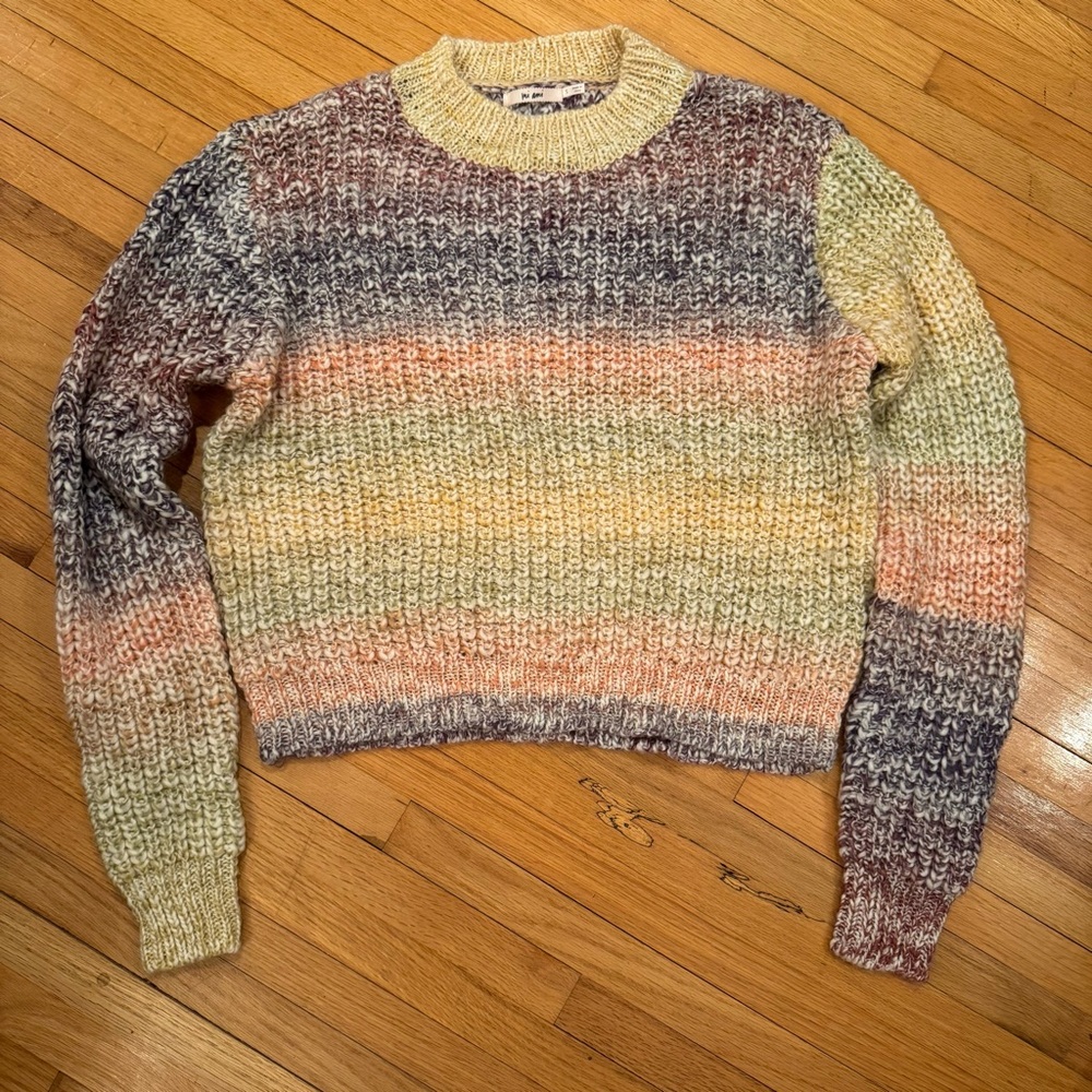 Multicolor Crew Neck Sweater S